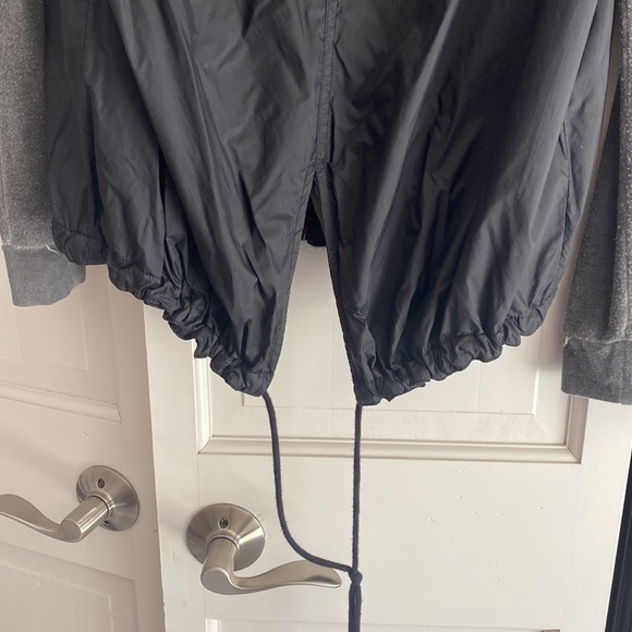 Free People black/gray hooded windbreaker jacket - Picture 8 of 15